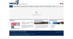 Desktop Screenshot of insesa.cl